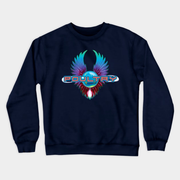 Poultry Crewneck Sweatshirt by MindsparkCreative